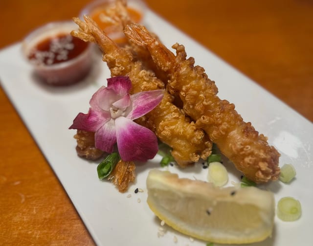 Crispy Shrimp Tempura.