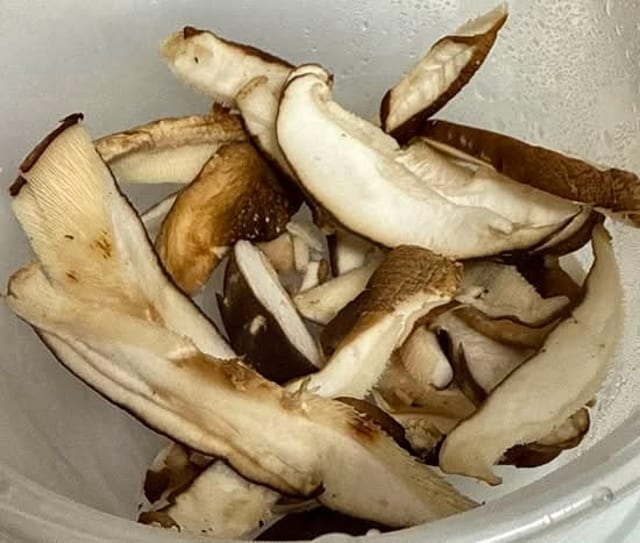 Shitake Mushrooms.